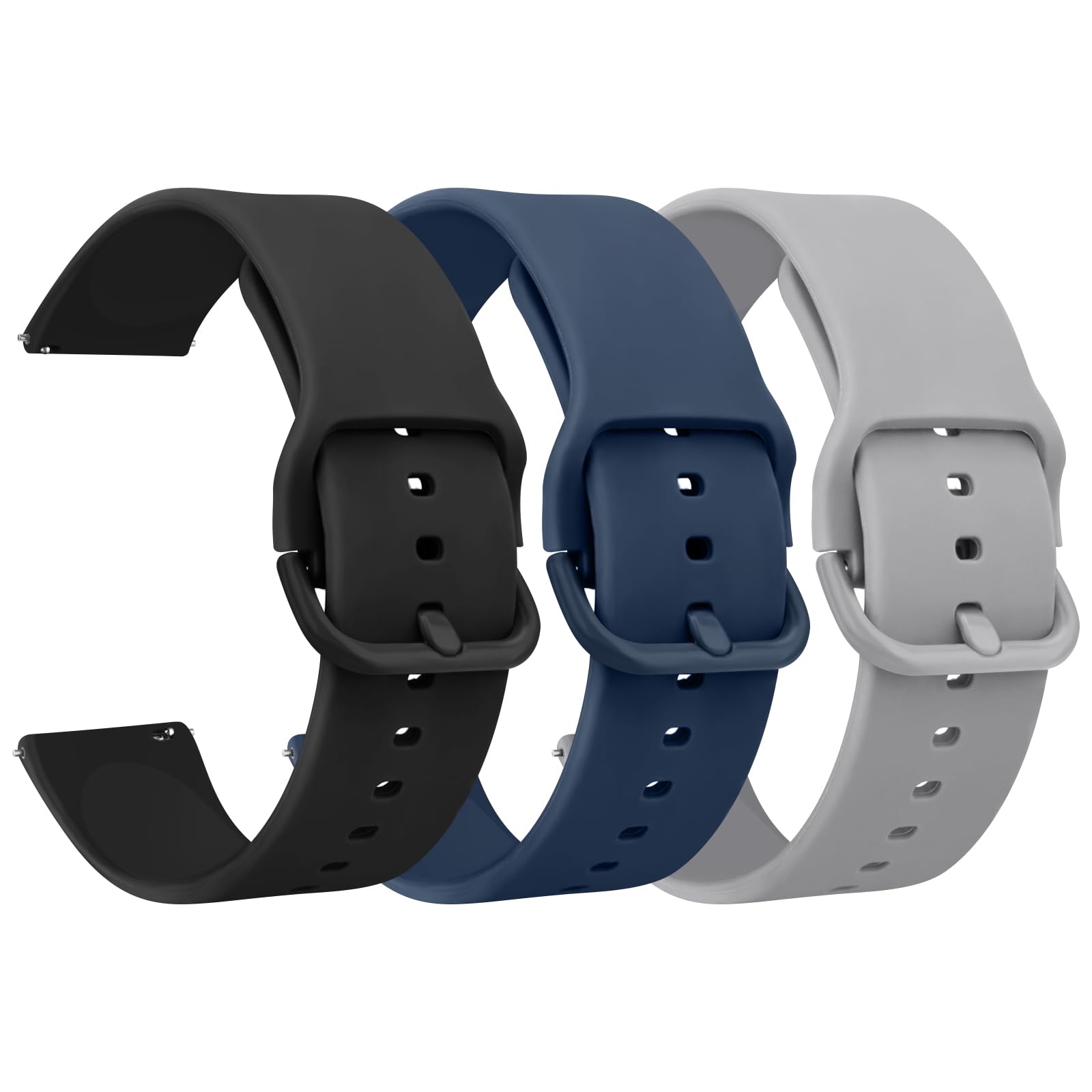 Schwarz/Navy blau/Grau