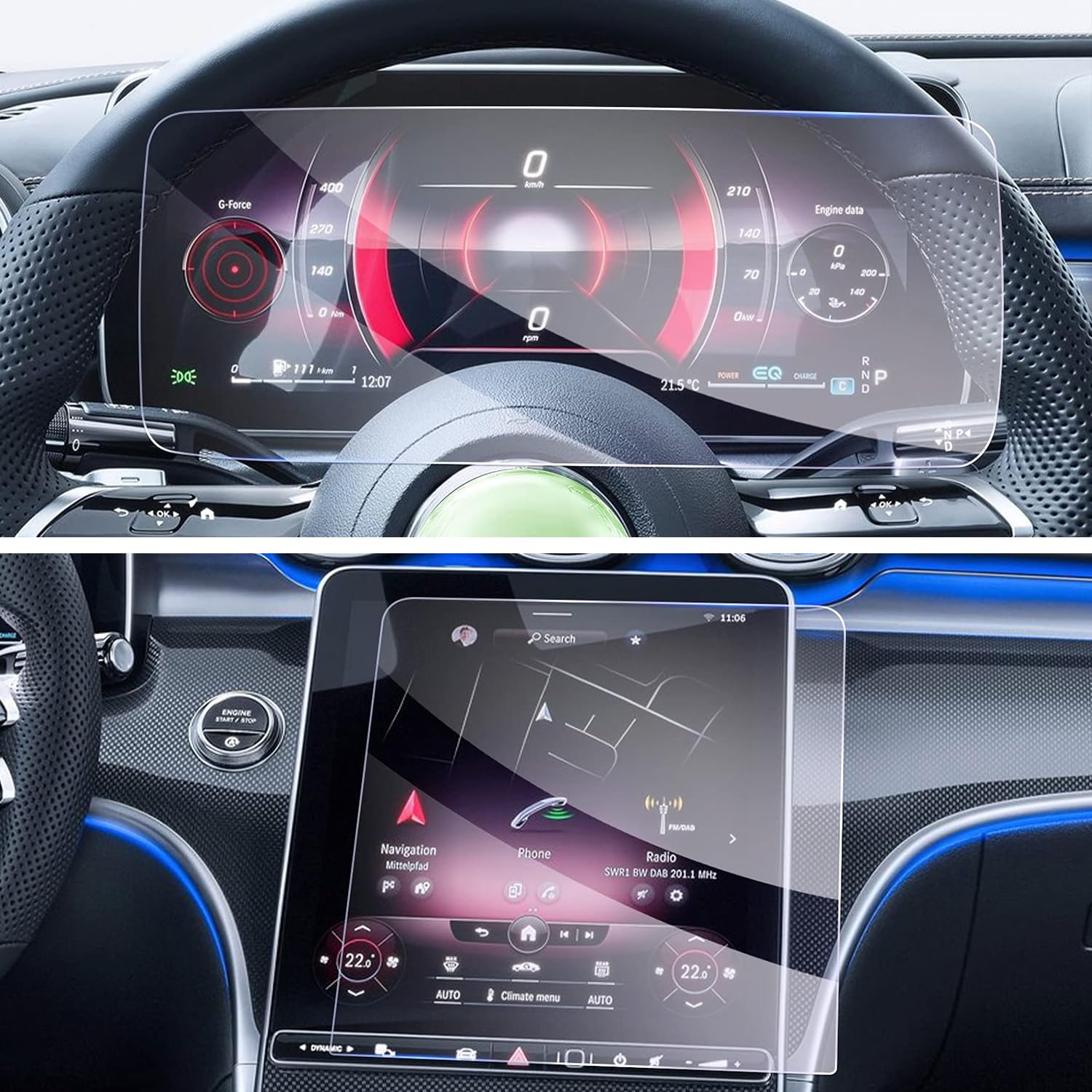 (2 Stück) Navi Cockpit