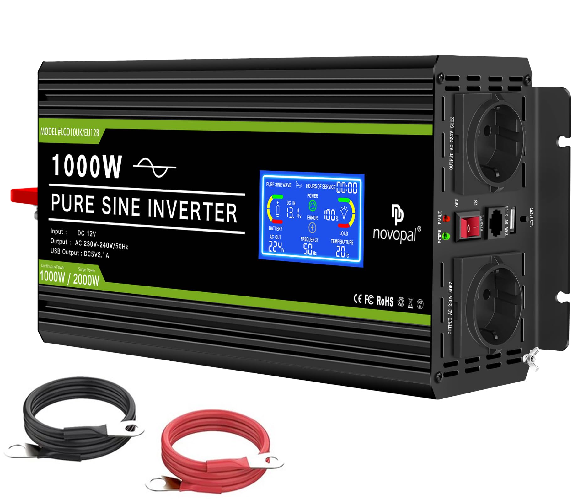 LCD 1000W 12V
