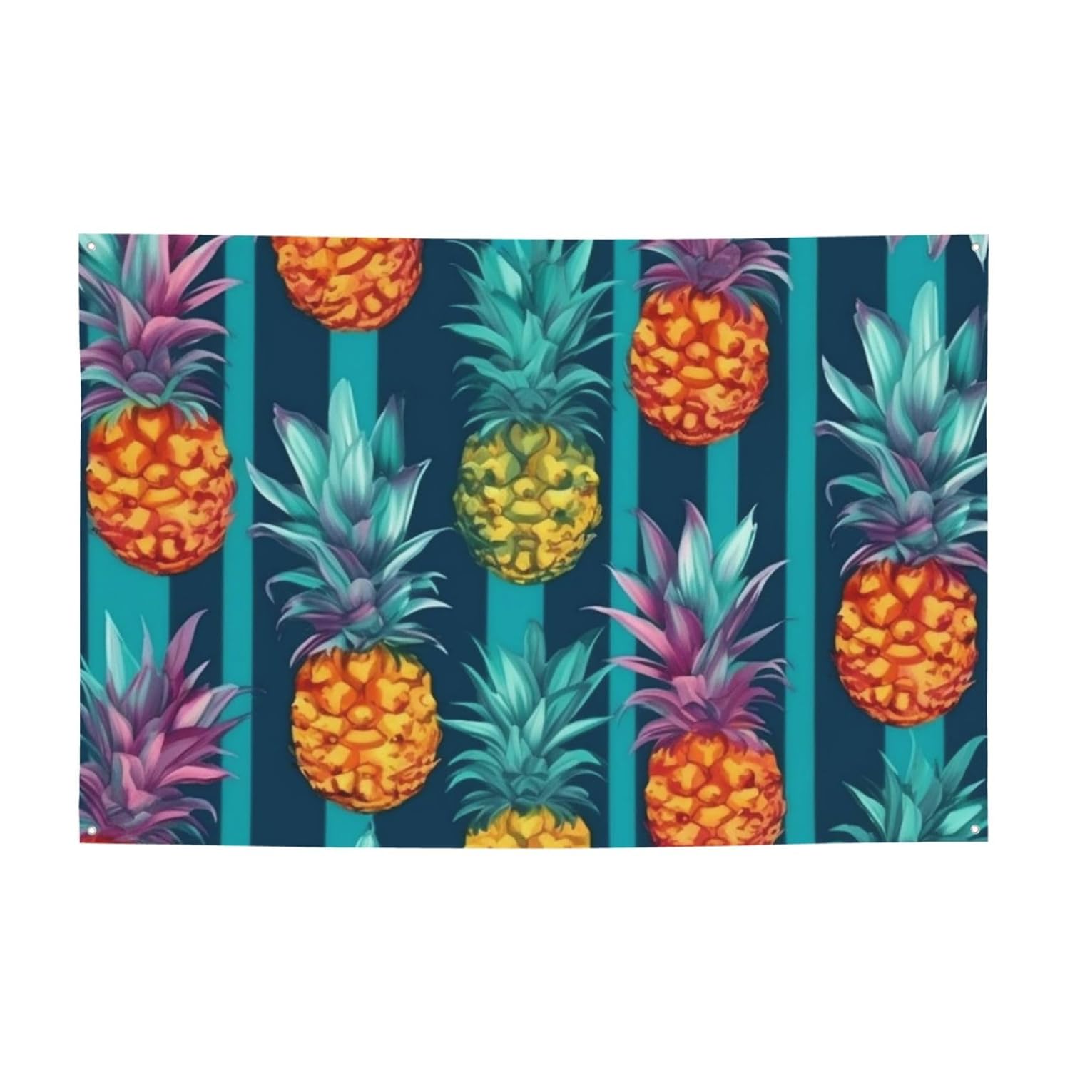 Bunte tropische Ananas