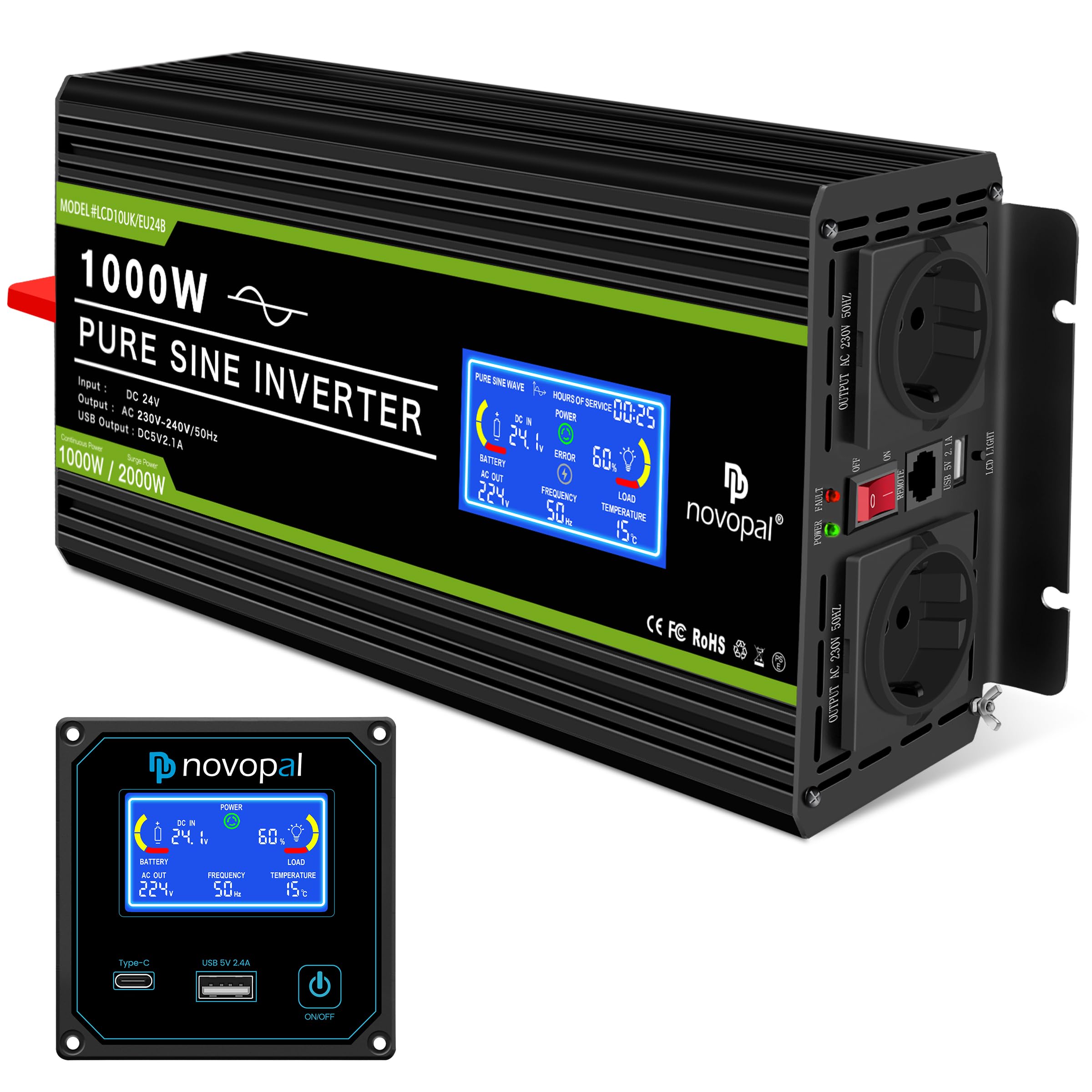 LCD 1000W 24V